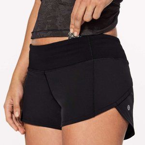 Lululemon Speed Up Short Trail 2.5" - Black Size 8